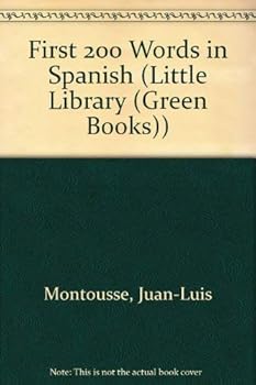 Hardcover First 200 Words in Spanish (Little Library Green Books) [Spanish] Book