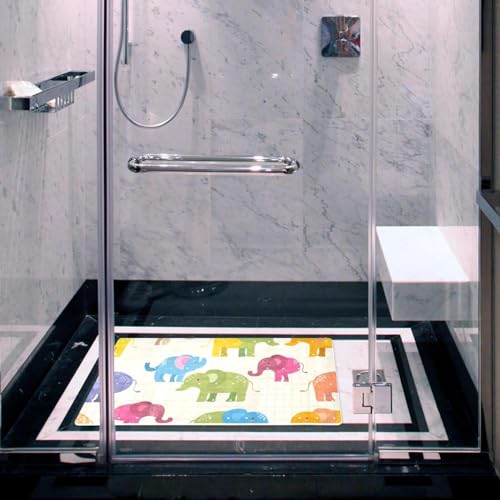 Tapis de bain antidérapant à séchage rapide et ventouses PVC