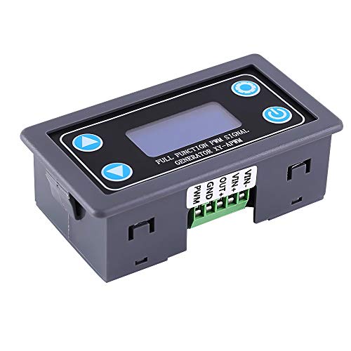 PEMENOL Signal Generator, DC 3.5-12V Adjustable PWM Pulse Frequency Duty Cycle 1Hz-150KHz Motor Controller LCD Display