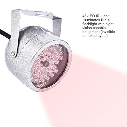 Energy Saving Night Vision Camera Illuminator, Infrared Camera Light, Home Security System