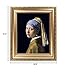 DECORARTS - Girl With A Pearl Earring by Johannes Vermeer. The World Classic Art Reproductions. Giclee Print with Matching Museum Frame, 16x20, Finished size: 22x26