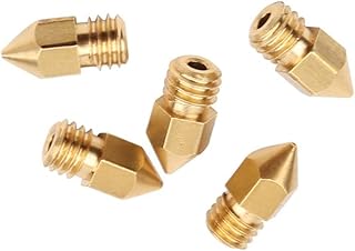 Jahour 10PCS 3D Printer Nozzles Ender 3 Nozzles 0.4mm MK8 Brass Nozzle for Ender 3/Ender 3 Pro/Ender 3 V2/Ender 5 CR-10 CR-10S S4 S5 Makerbot Anet A8 3D Printer