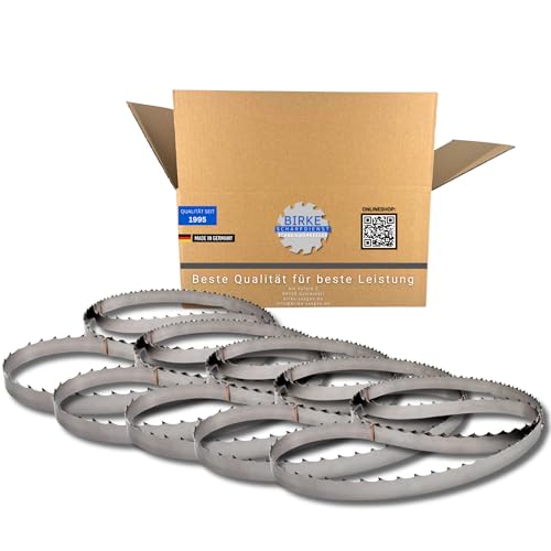 Lot de 5 lames de scie à ruban en bouleau pour scie mobile 3660 mm x 32 mm x 1,1 mm ZT22 mm