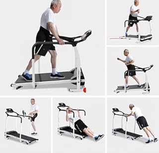 Tapis De Course Senior, Capacité De Charge De 300 Livres, Design De Sécurité, Rampes Plein Longueur, Tapis De Course Électrique, Adapté Aux Seniors