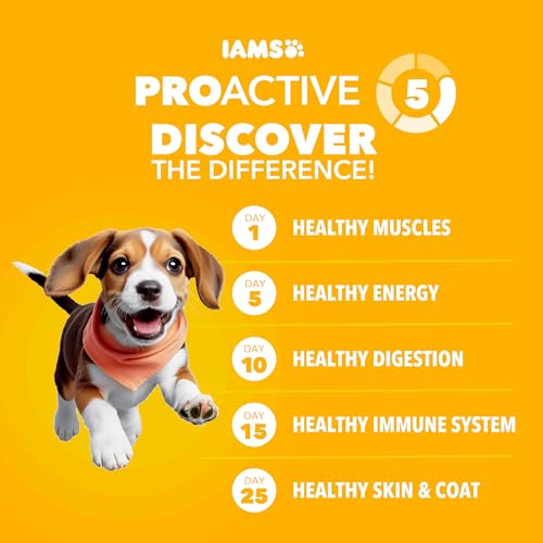 IAMS Proactive Health Dry Puppy Food Chicken, 5 lb. Bag