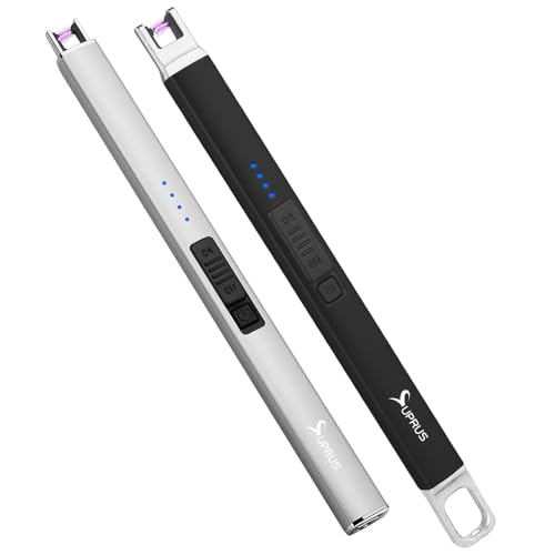 Encendedor eléctrico SUPRUS recargable USB y a prueba de viento miniatura 1