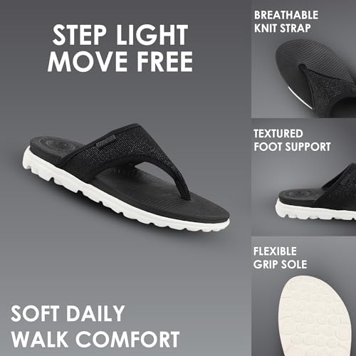 Image of Neoz Ultra Soft Women's Slippers with Cushion FootBed for Adult | Comfortable & Light Weight| Stylish & Anti-Skid| Waterproof & Everyday Flip Flops for Ladies /Girls