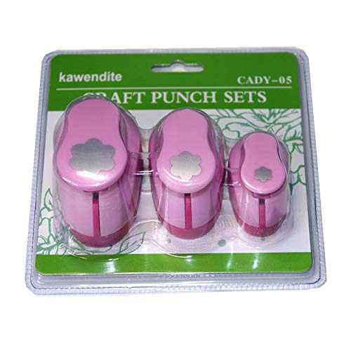 Cady Crafts Punch Set 8Mm 15Mm 25Mm Paper Punches 3Pcs/Set (Flower) #TOP5
