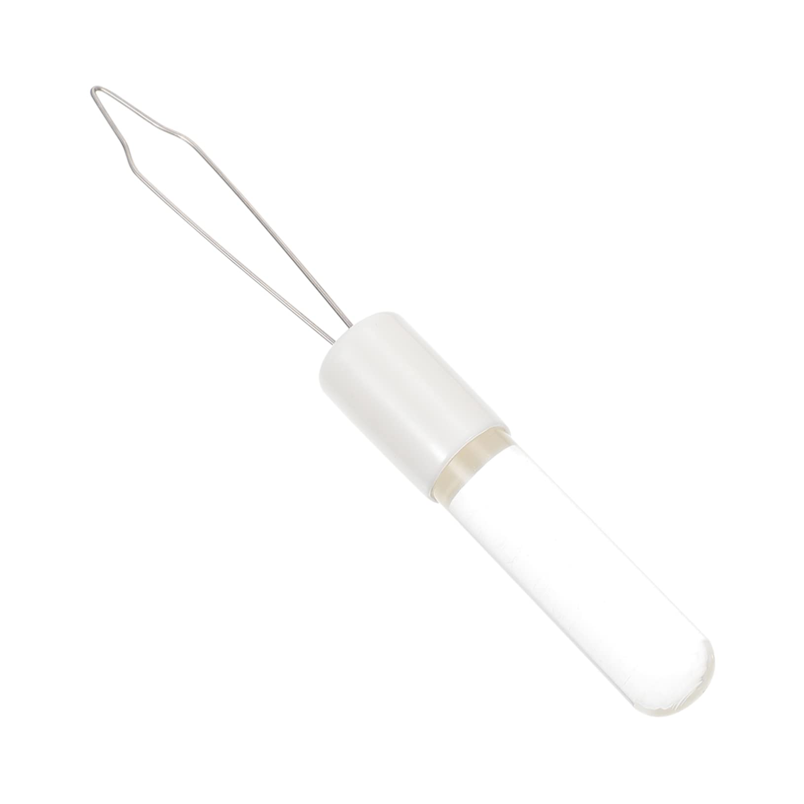 Beavorty Button Puller Button Hook Self-Dressing Tool Buttoning Aid for The Disabled Versatile Tool Daily Living Zipper Snap Button Tool One-Hand Button Tool Dressing Aid Tool Acrylic White