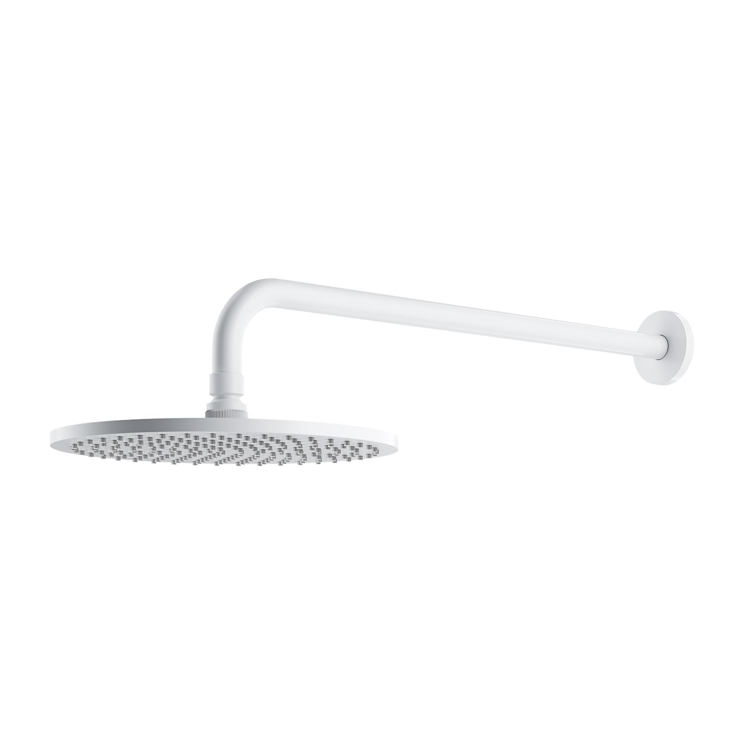 Omnires WGSET1WM, deszczownica z ramieniem, ø25 cm Slimline, matowa biel