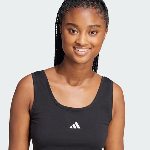 Adidas Top Essentials Small Logo JE1321 Nero Slim Fit - 3