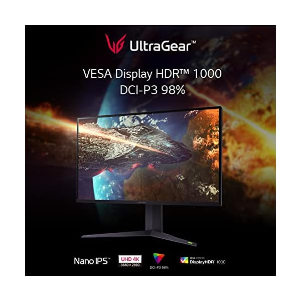 LG 32GQ950-B - Monitor 32", 4K IPS, 1ms, 144Hz, DisplayHDR 1000 - Image 4