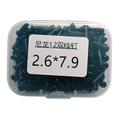 Folpus バドミントンラケット ダブルストリンググロメット 保護交換部品 ラケット修理用アクセサリー プロ仕様 ナイロン交換, 2.6x7.9mm