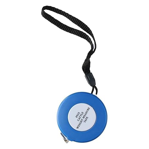 Cattle Pig Body Weight Measuring Tape 2.5m Retractable Measuring Tape