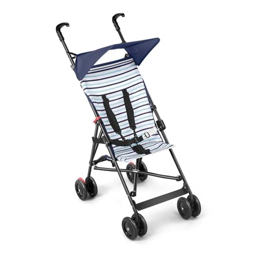 Carrinho de Bebe Guarda-Chuva 6M-15 Kgs Multikids Navy Azul - BB492