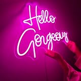 WNAKSEN Custom LED Neon Sign, Dimmable with Remote, Personalized Custom Text Logo Neon Light for Bedroom, Business Logo, Bar, Wedding, Birthday Party & Wall Decor