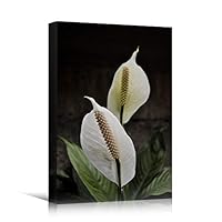 Canvas Wall Art White Fields Bohemian Colorful Floral Group Multicolor Photography - 12x18 inches