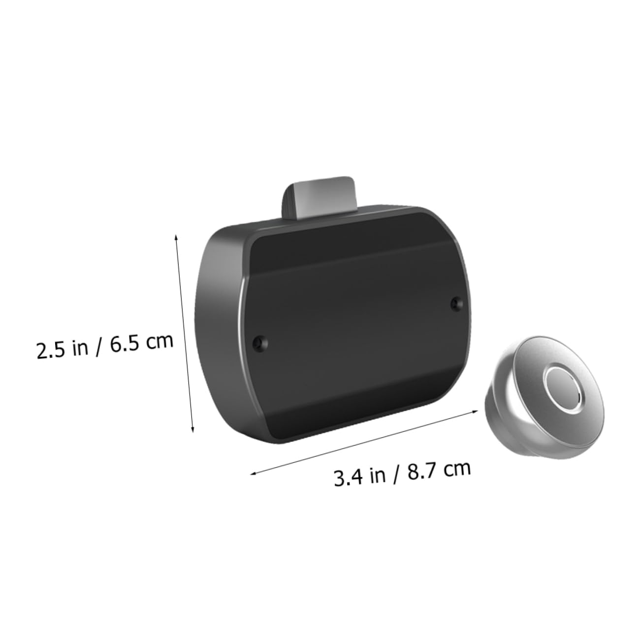 LIFKOME Serrure à Empreinte Digitale sans Clé Pièce de Verrouillage USB T5 pour Coffre ou Meuble Sécurité Optimisée Bureau et Domicile
