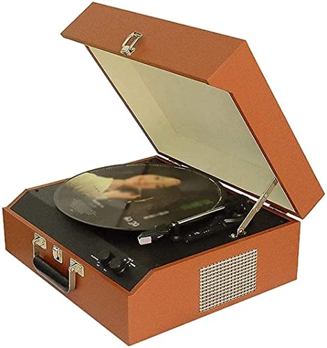 Tourne-Disque, phonographe Creative Antique Bluetooth Audio Vinyle Tourne-Disque PU Rétro Phonographe Ornements… - Les Beatles, Paul McCartney, John Lennon, RIngo Starr, George Harrison Tourne-Disque, phonographe Creative Antique Bluetooth Audio Vinyle Tourne-Disque PU Rétro Phonographe Ornements… – Image 5