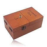 YUANJS Funny Toys for Kids - Creative Wooden Toys with Useless Box (Brown)