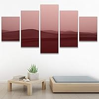 SIGNWIN 5 Panel Canvas Wall Art Modern Art Desert Multicolor Nature Photography Relax/Calm Southwest for Home Decorations Ready to Hang - 60