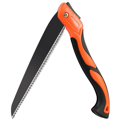 KLVGTIFS Scie à Elaguer, Scie Pliante à Main avec Lame en Acier au Carbone SK5 et Poignée...
