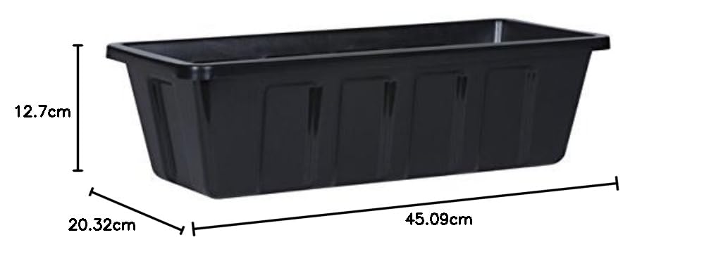 Poly-Pro Jardinera de plástico para flores