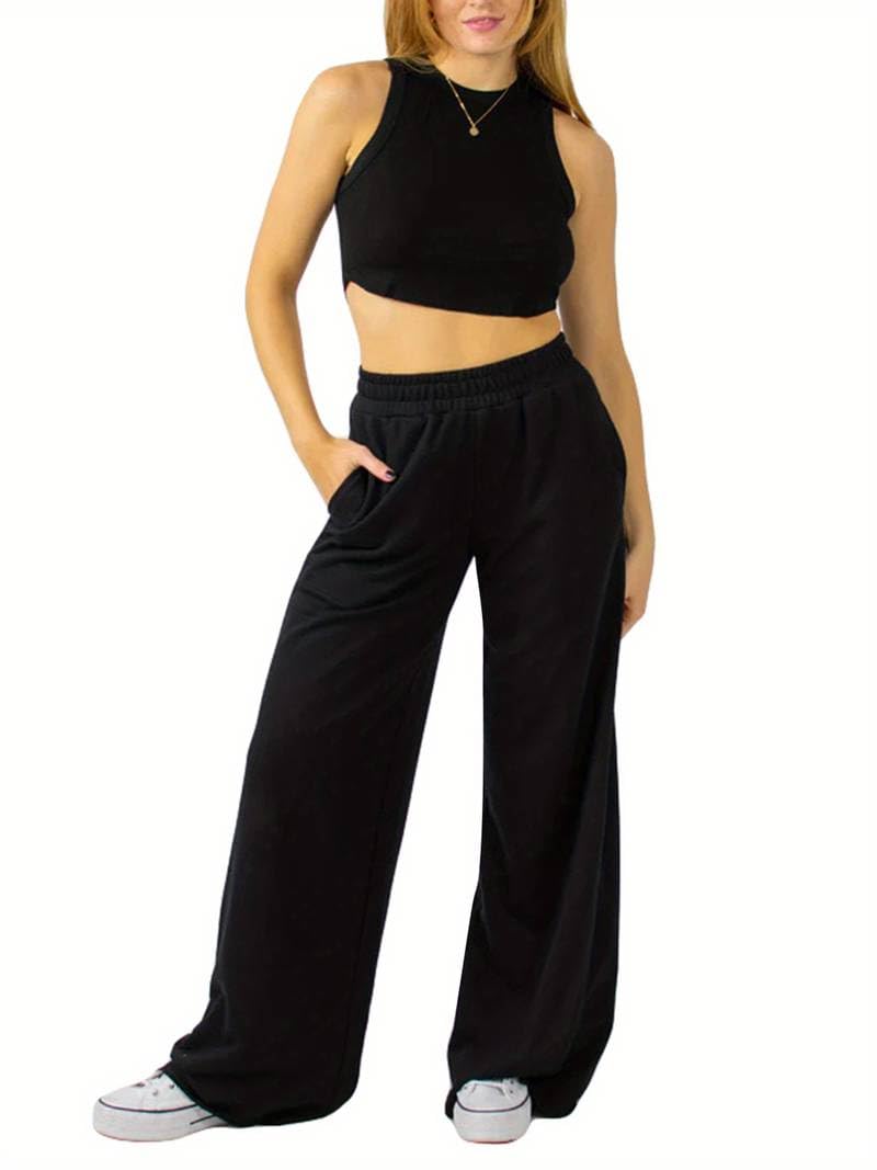 dockstreet Women's/Unisex ONESOPEN Bottom Drawstring Pure Cotton Stretchable Baggy Jogger Pants-picture-10