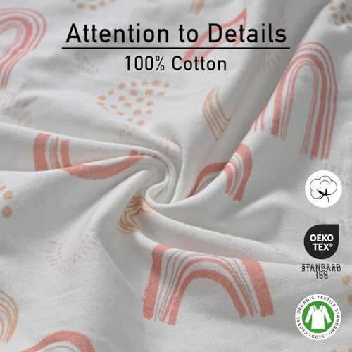 Image of GLLQUEN BABY Swaddles for Newborns 0-3 Months, Adjustable & Easy Fastener | 3-Pack, Organic Cotton Swaddle, Womb-Like Nursery Swaddling Blanket reduces startle reflex, soft and skin-friendly fabric
