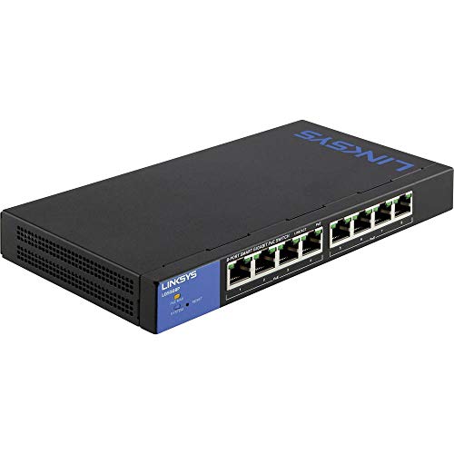 Preisvergleich Produktbild Linksys Smart Switches PoE 8-Port LGS308P-EU