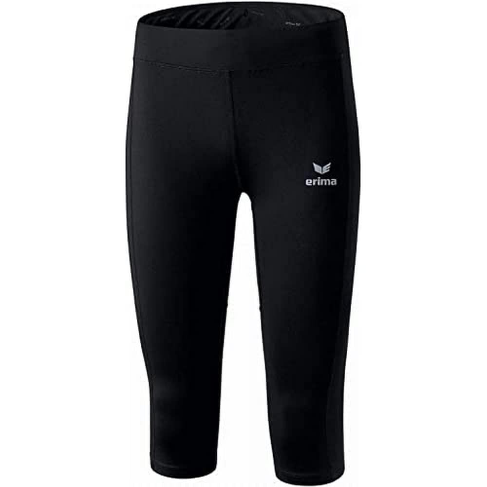 Erima Women's Performance Cropped Running Pants - Black, Size 44
