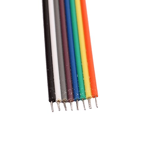 Aexit 10 Pcs Accesorios Audio y Video 8P Female 40cm miniatura 2