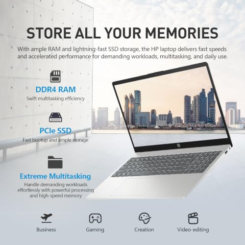 Image of HP 15.6 Laptop Touchscreen Computer, Intel 10-Core i5, Touch Screen Laptop 15 Inch, 64GB RAM 1TB SSD, Windows 11 Pro, 10-Key Number Pad, Killer Wi-Fi 6E