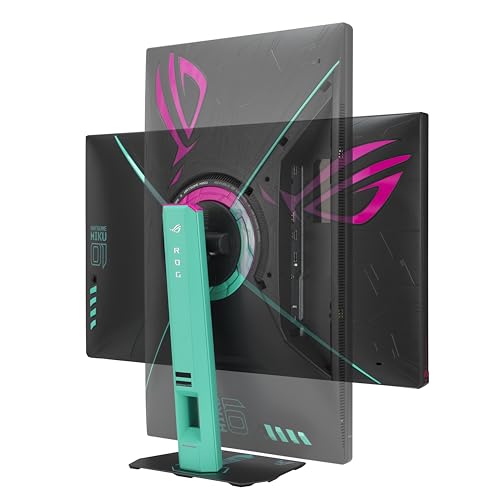 Image of ASUS ROG Strix XG27ACMEG-G 27 Inch 1440p 260Hz Gaming Monitor Miku Edition