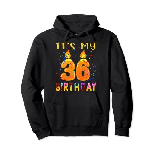It's My 36th Birthday Sweet - Velas de cumpleaños (36 años) Sudadera con Capucha