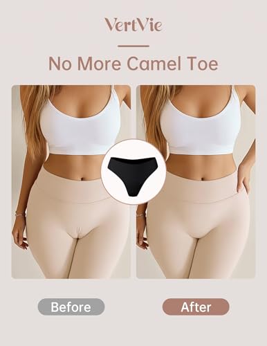 Vertvie Seamless Thongs for Women No Show Thong Panty Liners Invisible Workout Panties Sexy Breathable G-String Underwear2