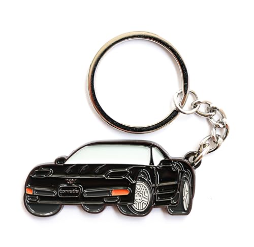 Whitaker World LLC C5 Corvette Keychain (Black)