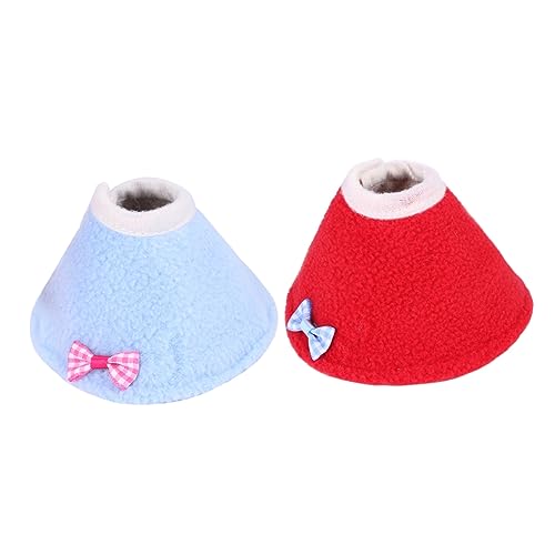 Abaodam Pet Bird Recovery Collar Elizabethan Ring with Soft Material Scratch-Free for Parrots Dogs Random Color