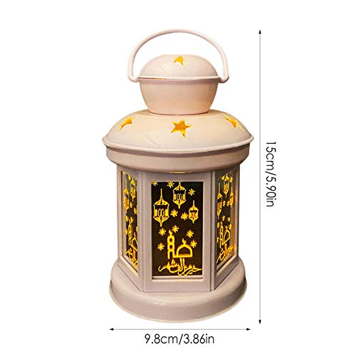 Eid Mubarak Decoratie Lamp - Ramadan Decoratie Lamp, Ramadan Eid Mubarak Ornament Lamp LED Nachtlampje Islam Moskee… - Image 3
