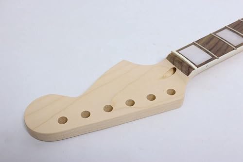 Miniatura 3 de Cuello de guitarra de arce de 22 trastes 30 pulgadas incrustaciones de palisandro diapasón barítono