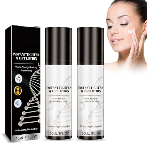 Grgowe 2Pc Instant Face Lift Cream,Wrinkle Anti-Aging Cream,Cream Facial Antiarrugas,Cream Facial Instantáneo,Crema De Estiramiento Facial Instantáneo,Smooth & Lift Loose Sagging For All Skin