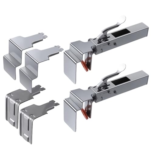 Abrazaderas de cajón de prensado rápido y soportes a 90 grados para hardware de gabinete 2