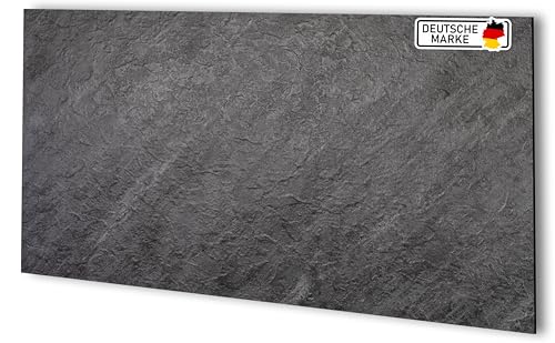 AS Country Stone Wandpaneele in Marmoroptik | 60x120 cm | PVC Wandverkleidung aus Kunststoffplatten für Küche, Bad & mehr | Küchenrückwand Platte Wandpaneel | Darkstone