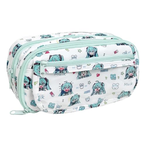 Estojo Infantil Para Lápis Caneta E Lápis Com Desenho Animado(Hatsune Miku)