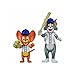 Tom & Jerry, Tom Figure 2-Packs: Play Ball, Multicolor (14462)