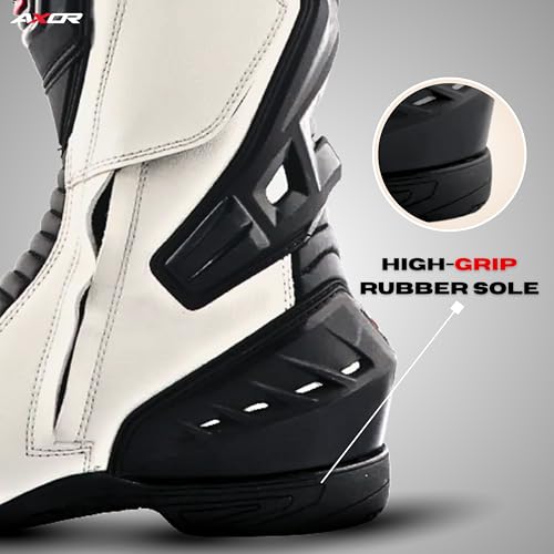 Image of Axor Slipstream PRO Riding Boots Black White Red UK10