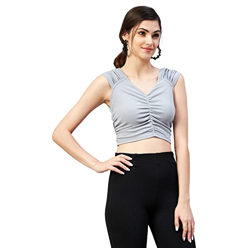Image of Marie Claire Women's Solid Slim Fit Blouse