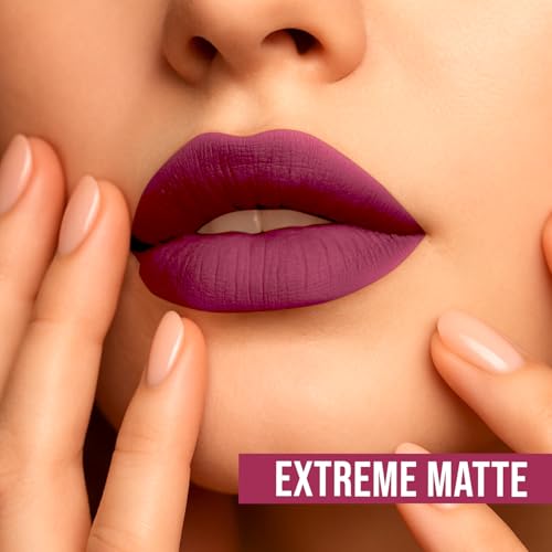 Image of Lightweight Liquid Lipstick - Highly Pigmented, Non-Drying Formula for Bold & Beautiful Lips 3.8g (ROSE PINK)