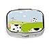 Produktbild Kreative Kuh Cartoon Tier Metall Pillendose Kleine Pille Fall Tablet Halter Brieftasche Organizer Fall Für Tasche Oder Geldbörse