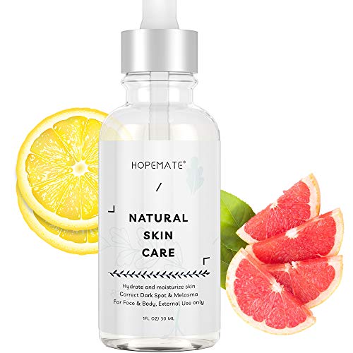 Skin Brightening Whitening Serum, HOPEMATE H Dark Spot Corrector Remover for Face, Anti